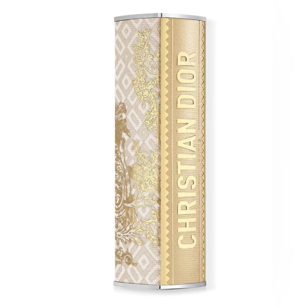 -Dior 2024 Limited Edition Gold & White Dior Addict Lip Case